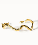 Twist Raw Bangle | Armband Gold - hiBALI