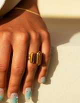 Hazel Duo Ring in Gold, Ansicht 4
