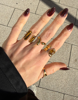 Hazel Duo Ring in Gold, Ansicht 5
