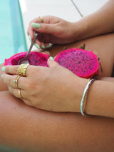 Raw Bangle | Armband Silber - hiBALI