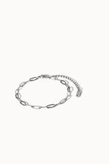 Paperclip Bracelet in Silber