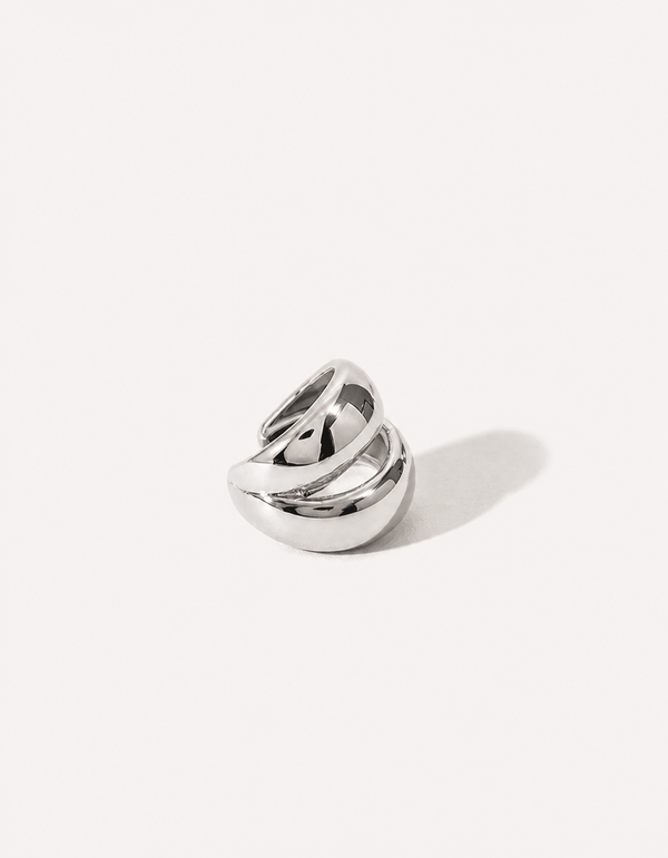 Curvy Earcuff I Silber