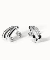 Double Wavys | Ohrringe Silber - hiBALI
