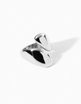 Chunky Edgy Ring | Silber - hiBALI
