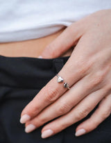 Iconic Heart Ring | Silber - hiBALI