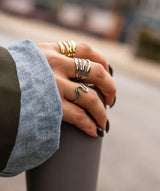 Wavy Ring | Silber - hiBALI